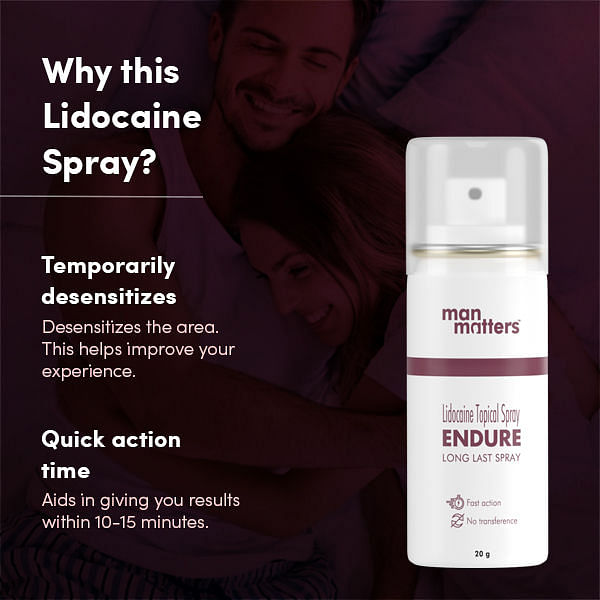 Buy Lidocaine Delay Spray for Lasting Longer in Bed Man Matters